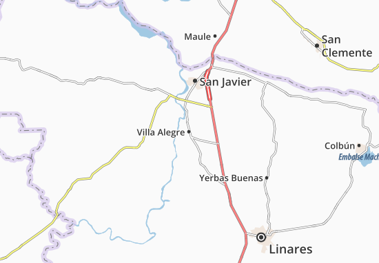 Karte Stadtplan Villa Alegre
