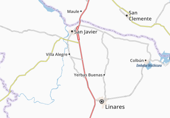 Estación Villa Alegre Map
