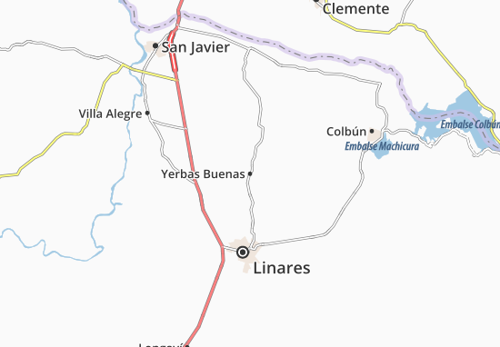 Kaart Plattegrond Yerbas Buenas