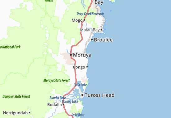 Moruya Heads Map