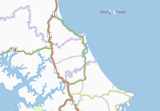 Mapa Mangawhai