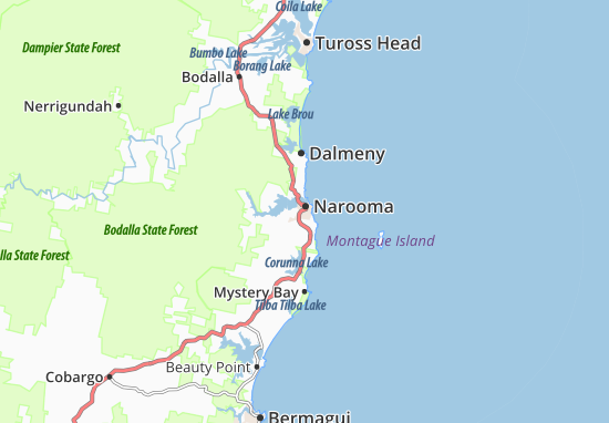 Narooma Map