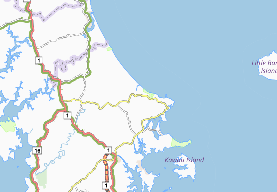 Pakiri Map