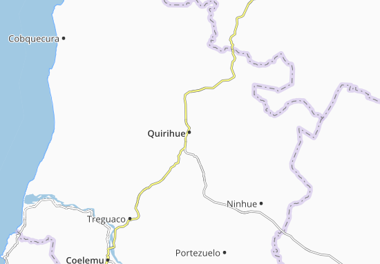 Karte Stadtplan Quirihue