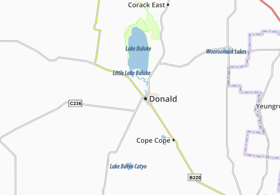 Mapa Donald