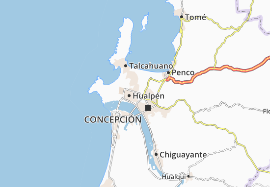 Mapas-Planos Hualpén