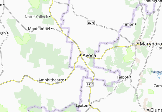 Avoca Map