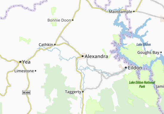 Mapa Alexandra