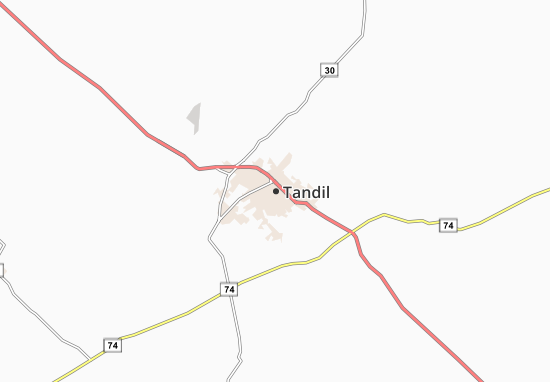 Kaart Plattegrond Tandil