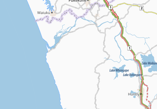 Karte Stadtplan Wairamarama