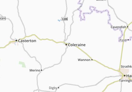 Mapa Coleraine