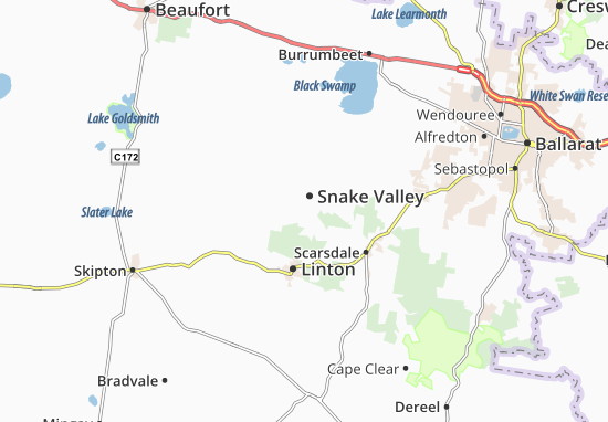 Mapa Snake Valley