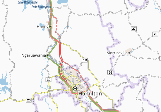 Karte Stadtplan Gordonton