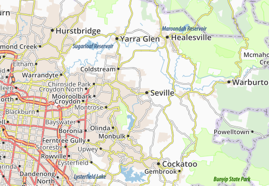Karte Stadtplan Seville