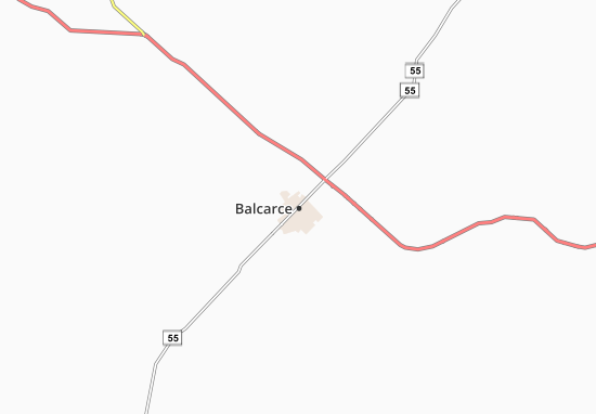 Karte Stadtplan Balcarce