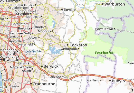 Karte Stadtplan Cockatoo