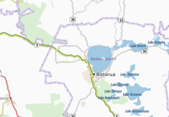 Ngongotaha Map