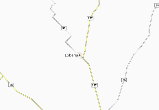 Karte Stadtplan Lobería