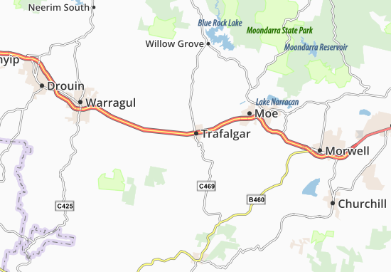 Trafalgar Map