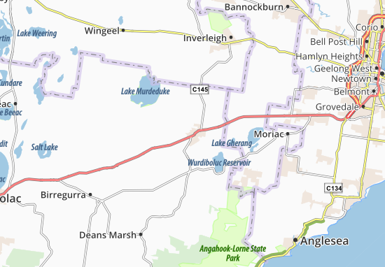 Karte Stadtplan Winchelsea