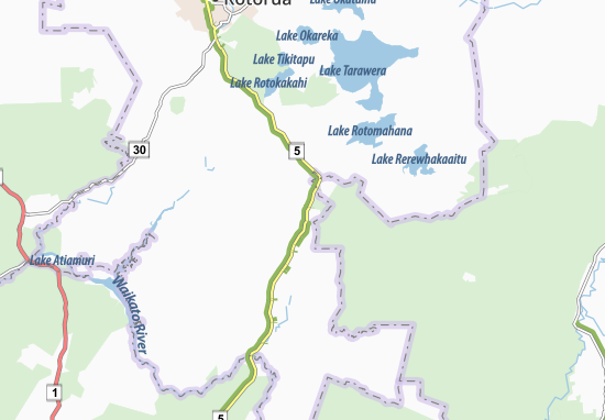 Mapa Waiotapu