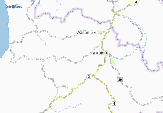 Mapa Pakeho