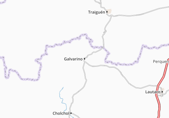 Karte Stadtplan Galvarino