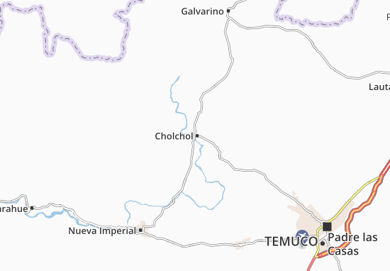 Mapa Cholchol