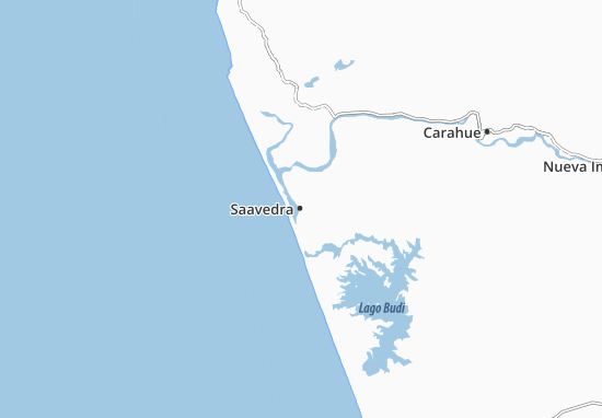 Karte Stadtplan Saavedra