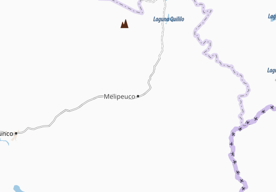 Melipeuco Map