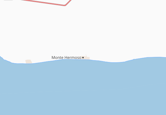 Karte Stadtplan Monte Hermoso
