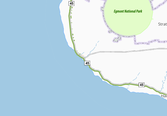 Mapa Opunake