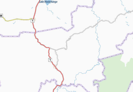 Karte Stadtplan Moawhango