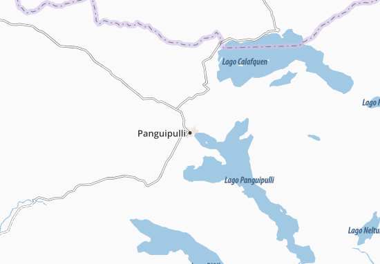 Mapa Panguipulli