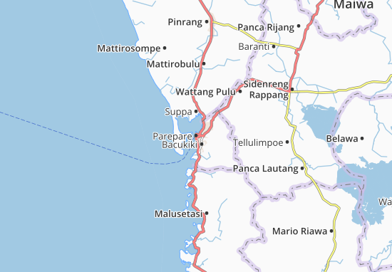 Kaart Plattegrond Ujung