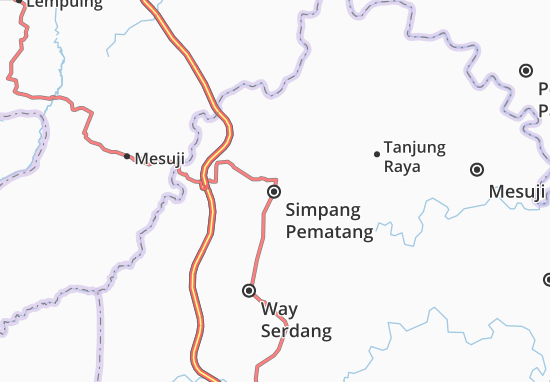 Mapa Simpang Pematang