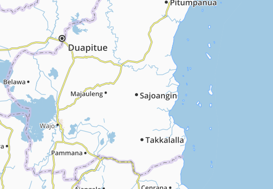 Karte Stadtplan Sajoangin