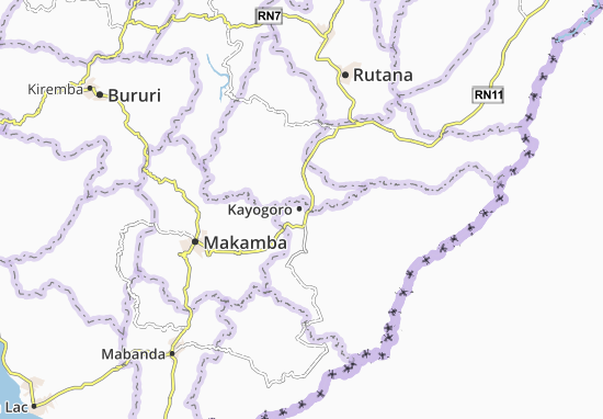 Mapa Kayogoro