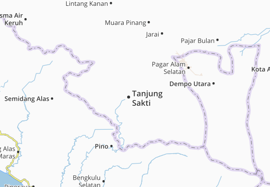 Kaart Plattegrond Tanjung Sakti