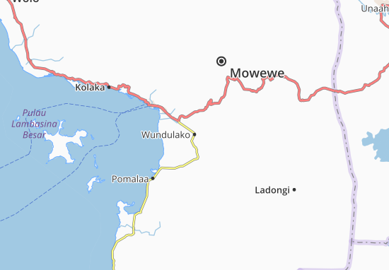 Wundulako Map