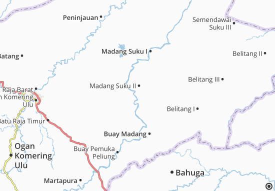 Kaart Plattegrond Madang Suku II