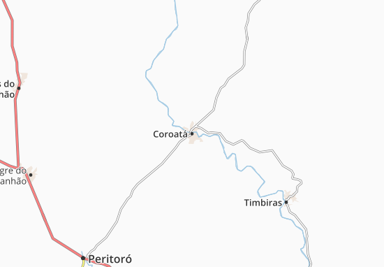 Kaart Plattegrond Coroatá