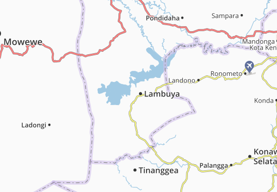 Kaart Plattegrond Lambuya