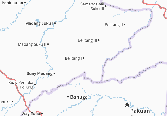 Karte Stadtplan Belitang I