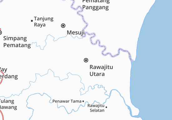 Kaart Plattegrond Rawajitu Utara