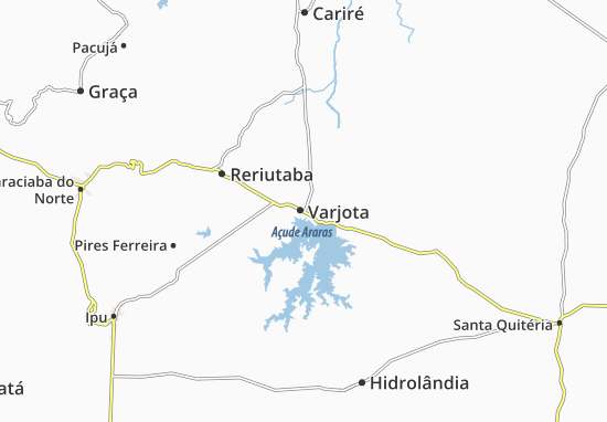 Karte Stadtplan Varjota