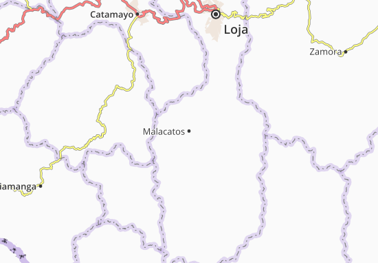 Karte Stadtplan Malacatos