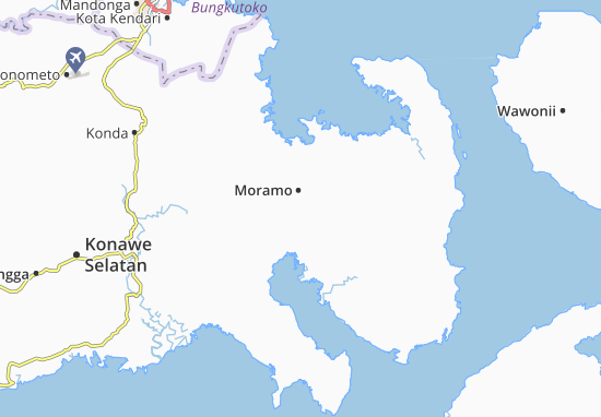 Kaart Plattegrond Moramo