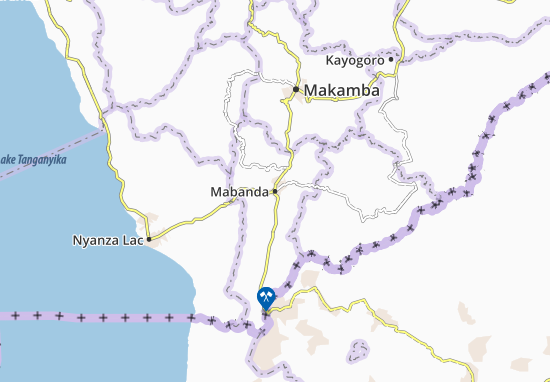 Karte Stadtplan Mabanda