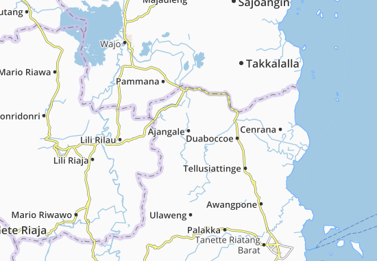 Mapa Ajangale